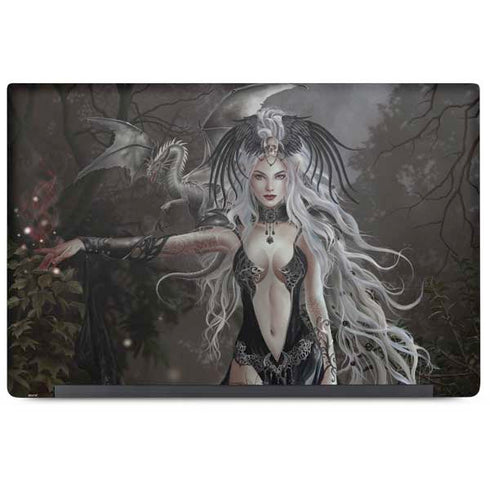 Gothic Princess with Silver Dragon by Nene Thomas Dell Latitude Skin
