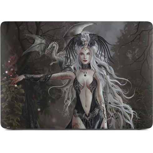 Gothic Princess with Silver Dragon by Nene Thomas Apple MacBook Air Skin