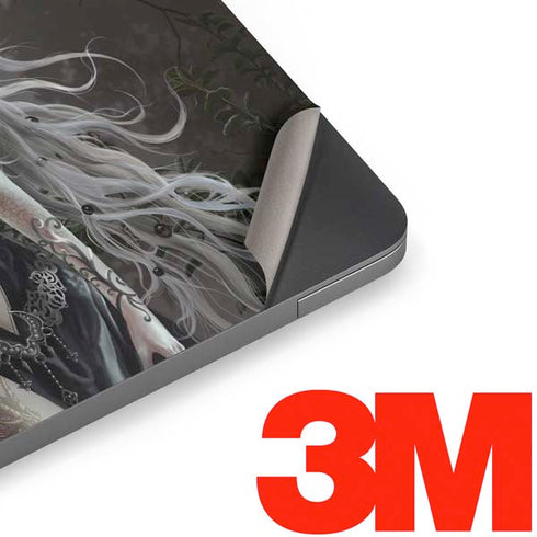 Gothic Princess with Silver Dragon by Nene Thomas Apple MacBook Air Skin