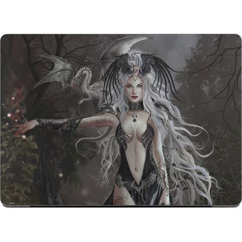Gothic Princess with Silver Dragon by Nene Thomas Apple MacBook Pro 14-inch Skin