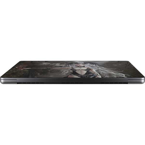 Gothic Princess with Silver Dragon by Nene Thomas Apple MacBook Pro 14-inch Skin