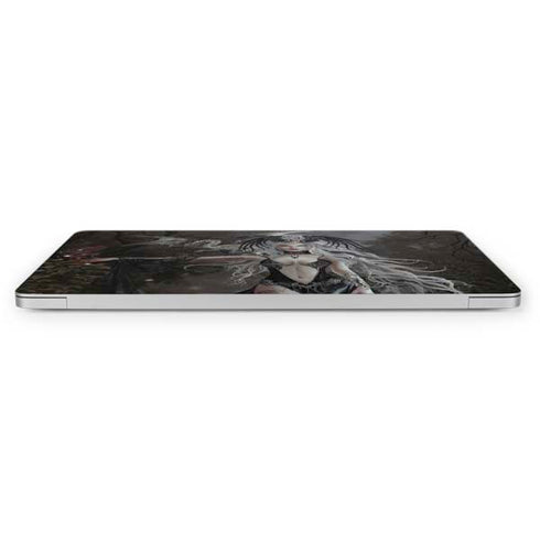 Gothic Princess with Silver Dragon by Nene Thomas Apple MacBook Pro 16-inch Skin