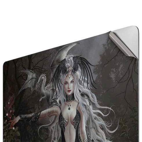 Gothic Princess with Silver Dragon by Nene Thomas Apple MacBook Pro 16-inch Skin