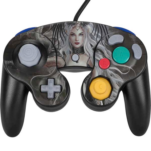 Gothic Princess with Silver Dragon by Nene Thomas Nintendo Skins