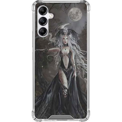 Gothic Princess with Silver Dragon by Nene Thomas Gabb Phone 4 Clear Case