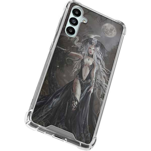 Gothic Princess with Silver Dragon by Nene Thomas Gabb Phone 4 Clear Case