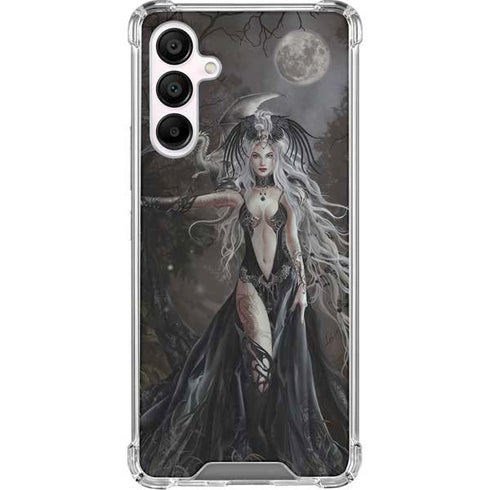Gothic Princess with Silver Dragon by Nene Thomas Galaxy A16 5G Clear Case