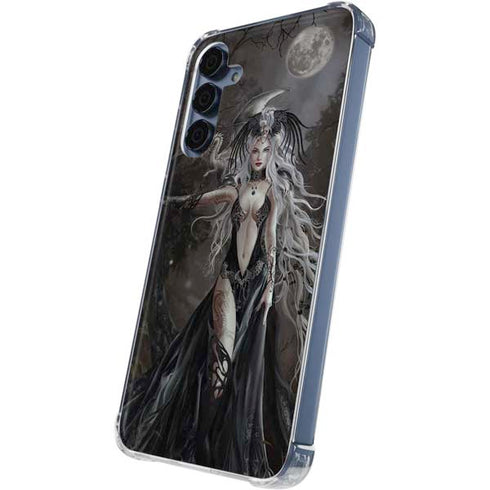 Gothic Princess with Silver Dragon by Nene Thomas Galaxy A35 5G Clear Case