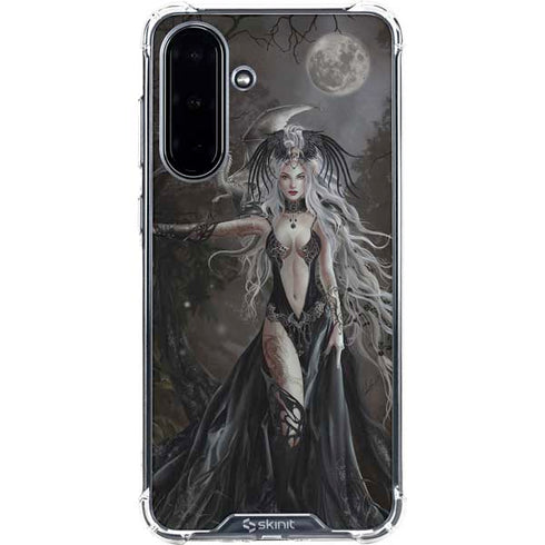 Gothic Princess with Silver Dragon by Nene Thomas Galaxy A36 5G Clear Case