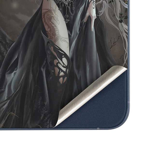 Gothic Princess with Silver Dragon by Nene Thomas Galaxy A36 5G Skin