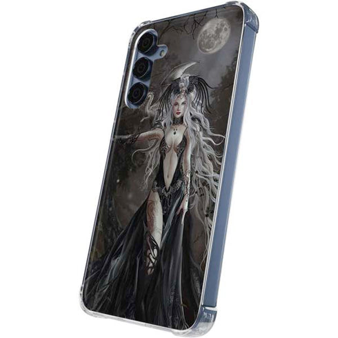 Gothic Princess with Silver Dragon by Nene Thomas Galaxy A55 5G Clear Case