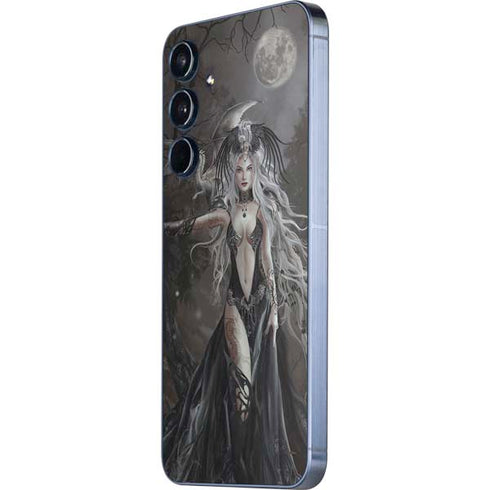 Gothic Princess with Silver Dragon by Nene Thomas Galaxy A55 5G Skin