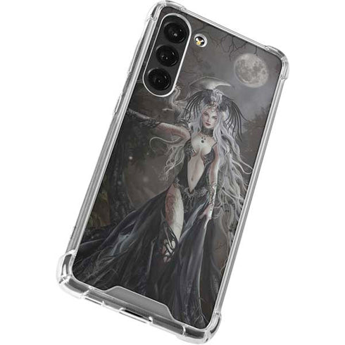Gothic Princess with Silver Dragon by Nene Thomas Galaxy S24 FE Clear Case