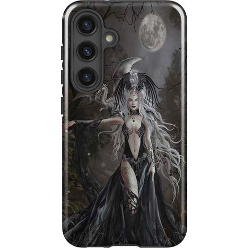 Gothic Princess with Silver Dragon by Nene Thomas Galaxy S25 Impact Case