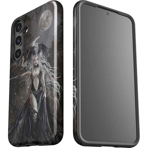 Gothic Princess with Silver Dragon by Nene Thomas Galaxy S25 Impact Case