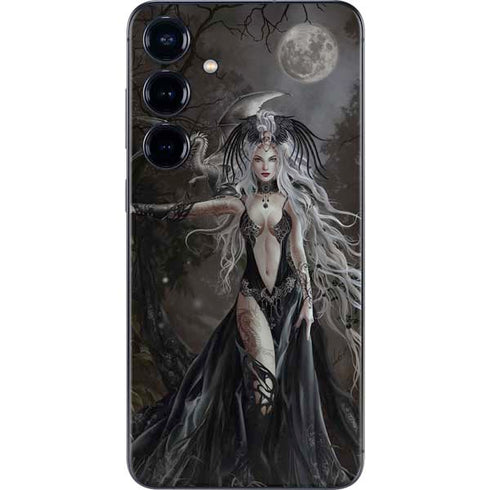 Gothic Princess with Silver Dragon by Nene Thomas Galaxy S25 Skin
