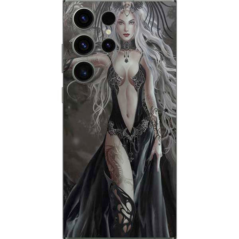 Gothic Princess with Silver Dragon by Nene Thomas Galaxy S25 Ultra Skin