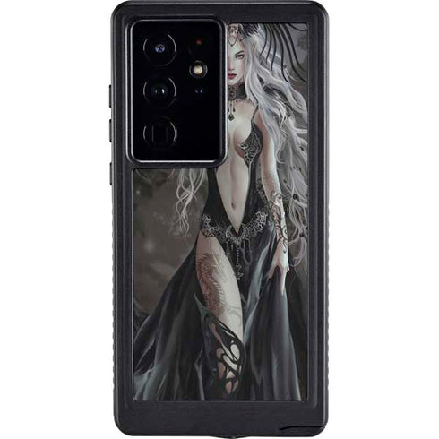 Gothic Princess with Silver Dragon by Nene Thomas Galaxy S24 Ultra Waterproof Case