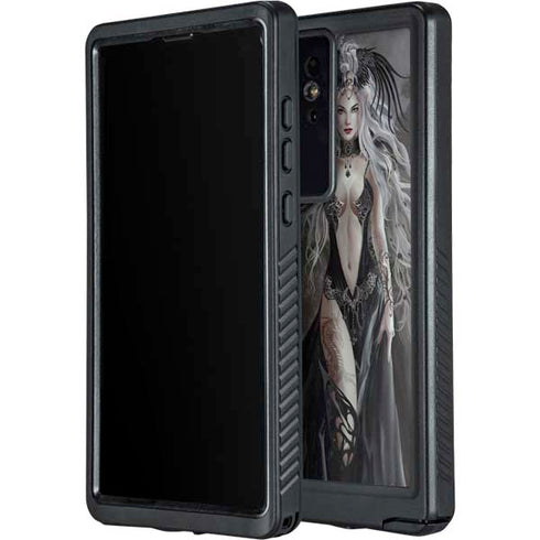 Gothic Princess with Silver Dragon by Nene Thomas Galaxy S24 Ultra Waterproof Case