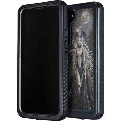 Gothic Princess with Silver Dragon by Nene Thomas Galaxy S24 Waterproof Case
