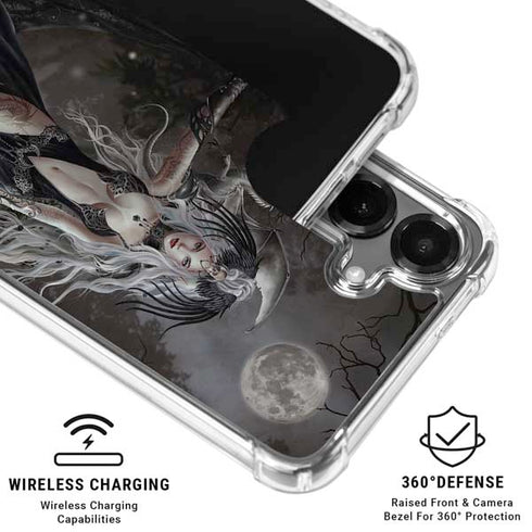 Gothic Princess with Silver Dragon by Nene Thomas Galaxy S26 Plus Clear Case