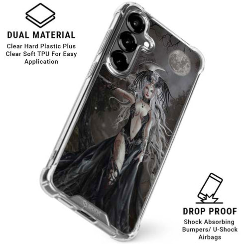 Gothic Princess with Silver Dragon by Nene Thomas Galaxy S26 Plus Clear Case