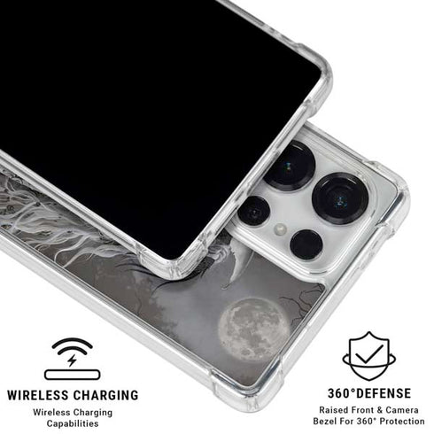 Gothic Princess with Silver Dragon by Nene Thomas Galaxy S26 Ultra Clear Case