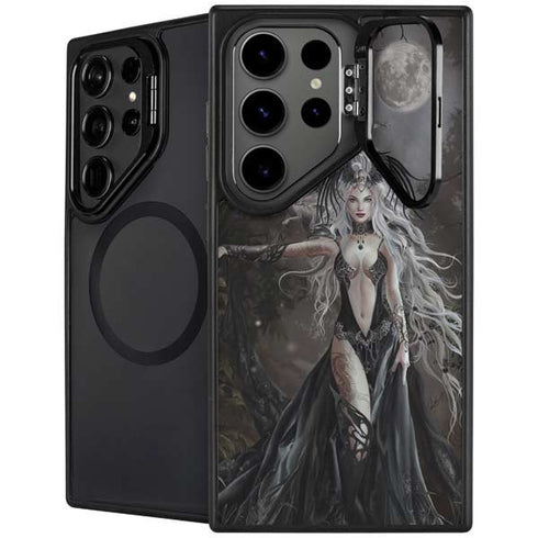 Gothic Princess with Silver Dragon by Nene Thomas Galaxy S26 Ultra Kickstand Case