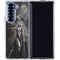 Gothic Princess with Silver Dragon by Nene Thomas Galaxy Z Fold6 Clear Case