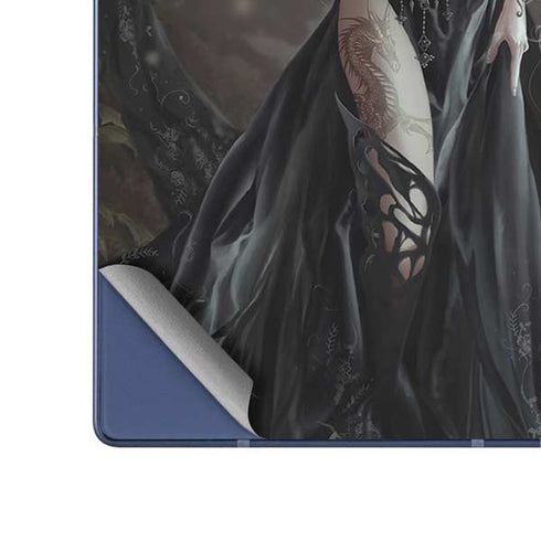 Gothic Princess with Silver Dragon by Nene Thomas Galaxy Z Fold6 Skin