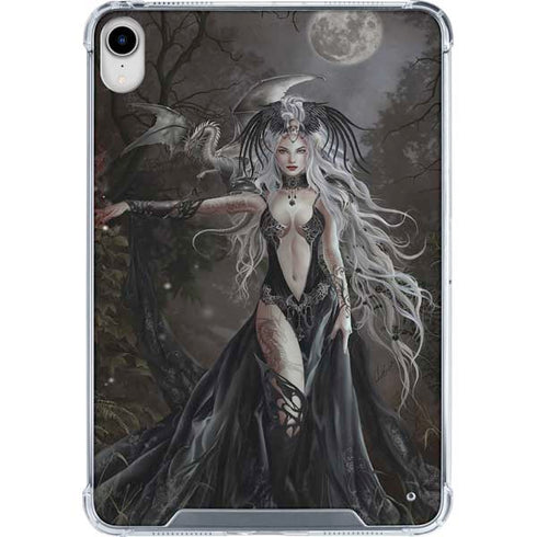 Gothic Princess with Silver Dragon by Nene Thomas iPad 11th Gen (2025) Clear Case