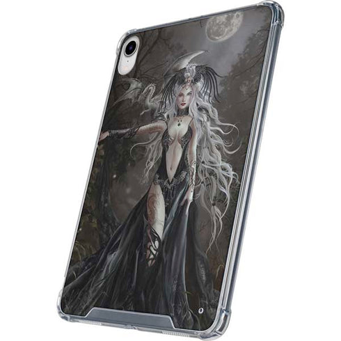 Gothic Princess with Silver Dragon by Nene Thomas iPad 11th Gen (2025) Clear Case