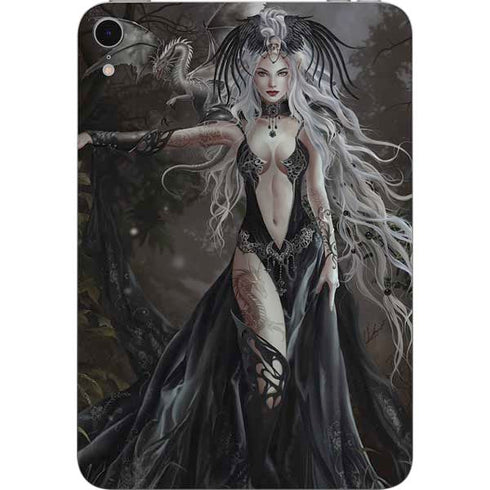 Gothic Princess with Silver Dragon by Nene Thomas Apple iPad Mini Skin