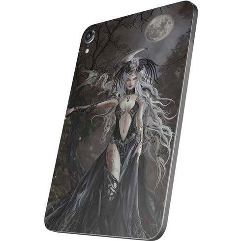 Gothic Princess with Silver Dragon by Nene Thomas Apple iPad Mini Skin