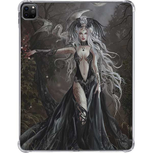 Gothic Princess with Silver Dragon by Nene Thomas iPad Pro 11in (2024) Clear Case