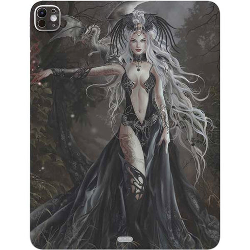 Gothic Princess with Silver Dragon by Nene Thomas iPad Pro 13in M4 (2024) Skin