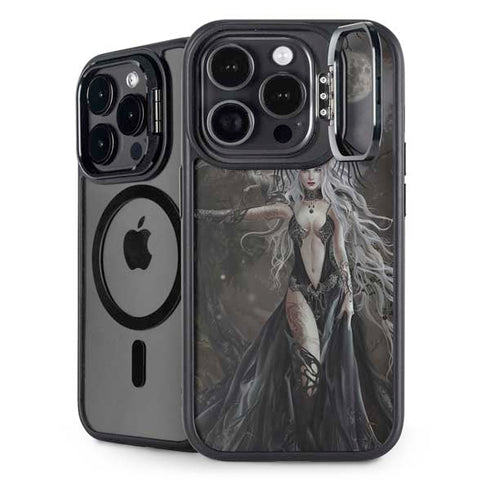 Gothic Princess with Silver Dragon by Nene Thomas iPhone 13 Pro Kickstand Case