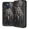 Gothic Princess with Silver Dragon by Nene Thomas iPhone 14 Folio Case