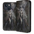 Gothic Princess with Silver Dragon by Nene Thomas iPhone 14 Folio Case