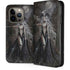 Gothic Princess with Silver Dragon by Nene Thomas iPhone 14 Pro Folio Case