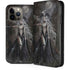 Gothic Princess with Silver Dragon by Nene Thomas iPhone 14 Pro Max Folio Case