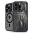 Gothic Princess with Silver Dragon by Nene Thomas iPhone 14 Pro Max Kickstand Case
