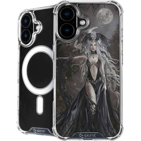 Gothic Princess with Silver Dragon by Nene Thomas iPhone 16 MagSafe Case