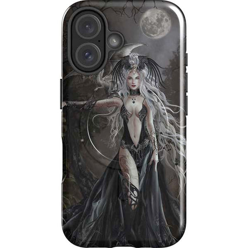Gothic Princess with Silver Dragon by Nene Thomas iPhone 16 Magsafe Impact Case