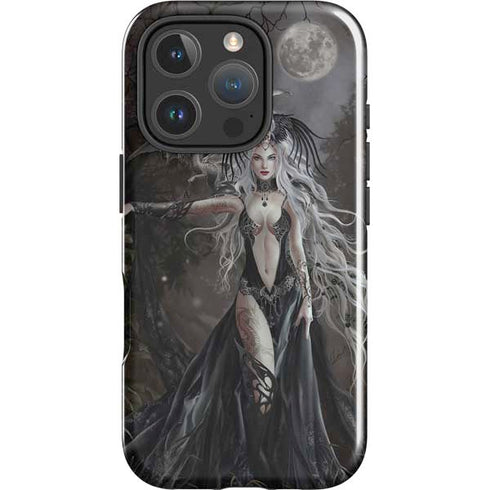 Gothic Princess with Silver Dragon by Nene Thomas iPhone 16 Pro Impact Case