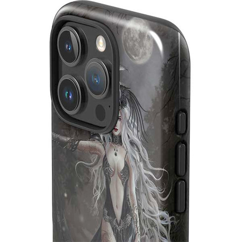 Gothic Princess with Silver Dragon by Nene Thomas iPhone 16 Pro Impact Case