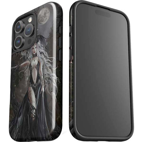 Gothic Princess with Silver Dragon by Nene Thomas iPhone 16 Pro Impact Case