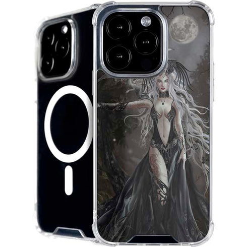 Gothic Princess with Silver Dragon by Nene Thomas iPhone 16 Pro MagSafe Case