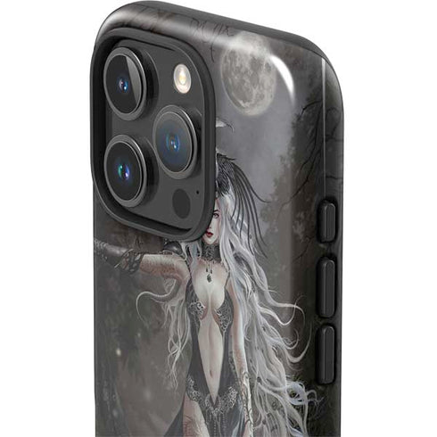 Gothic Princess with Silver Dragon by Nene Thomas iPhone 16 Pro Max Impact Case