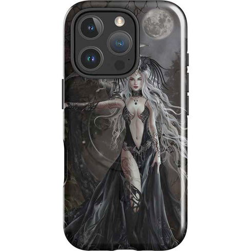 Gothic Princess with Silver Dragon by Nene Thomas iPhone 16 Pro Max Magsafe Impact Case